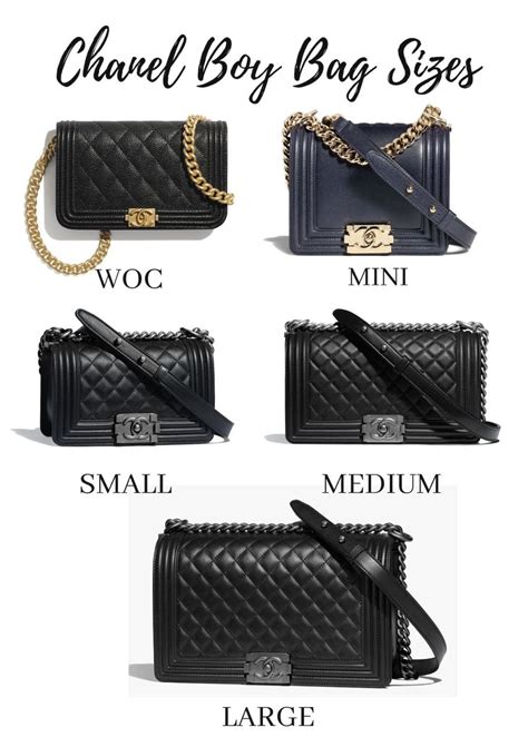 sizes chanel boy bag|BOY CHANEL .